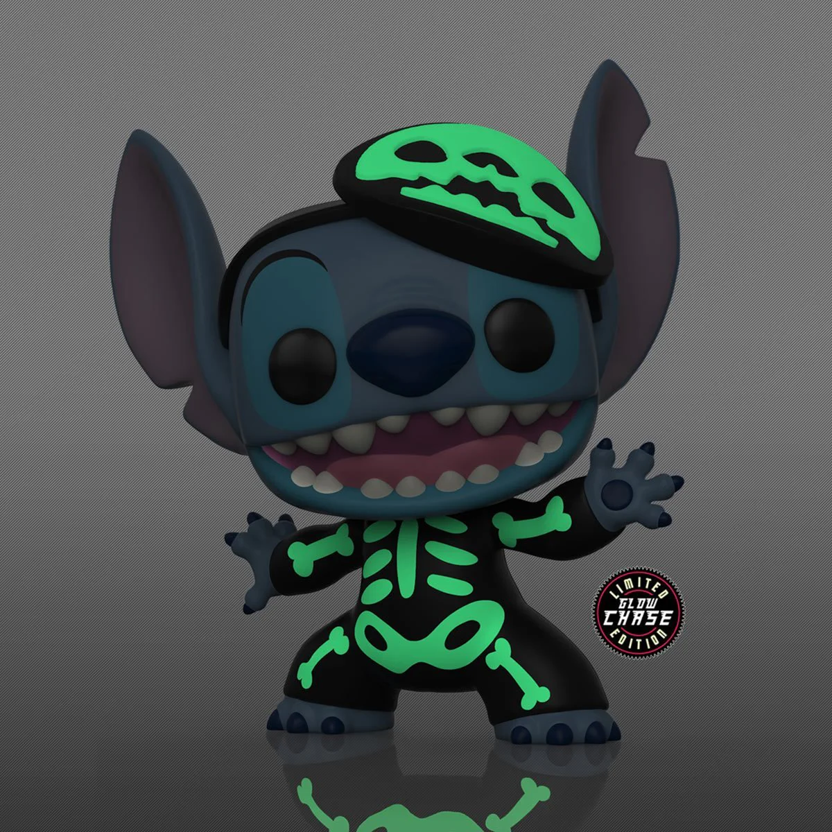 Funko Pop! Disney - Skeleton Stitch CHASE (Entertainment Earth) - Image 2