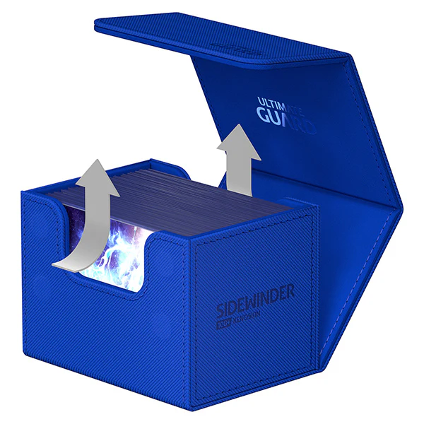 Deck Case: SideWinder 100+ Standard Size Monocolor- Blue - Image 4