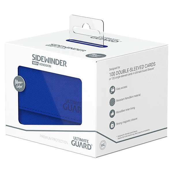 Deck Case: SideWinder 100+ Standard Size Monocolor- Blue - Image 5