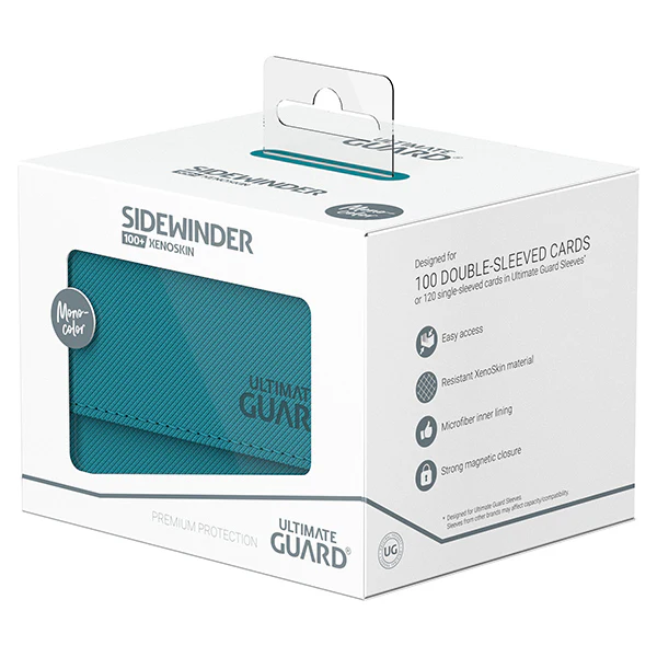 Deck Case: SideWinder 100+ Standard Size Monocolor- Petrol - Image 5