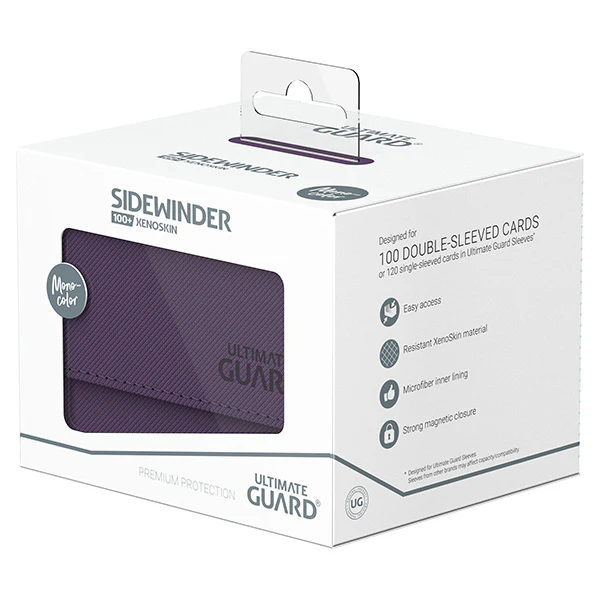 Deck Case: SideWinder 100+ Standard Size Monocolor- Purple - Image 5