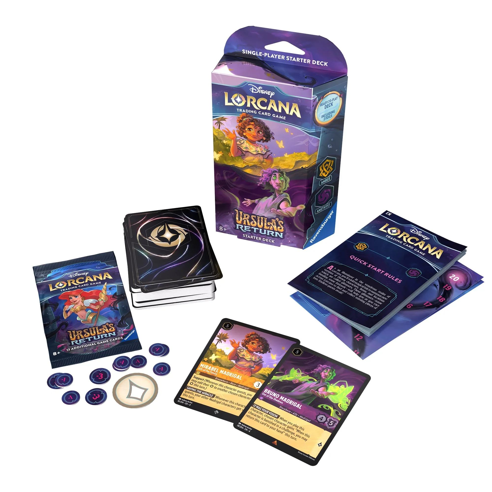 Disney Lorcana: Ursula's Return Starter Deck (Amber & Amethyst) - Image 2