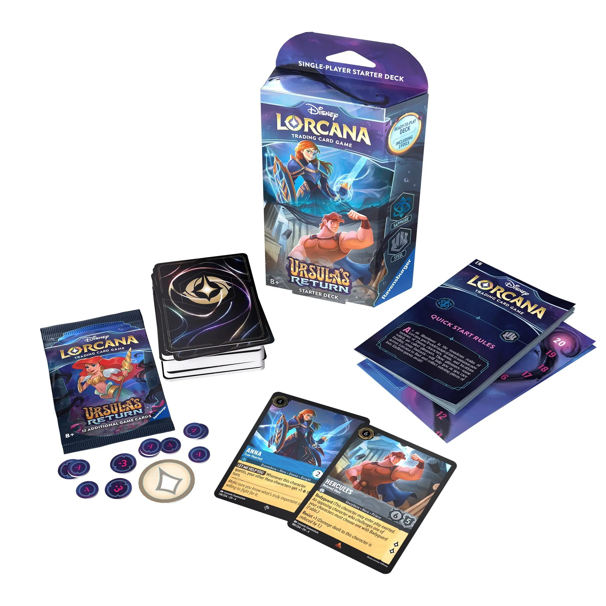 Disney Lorcana: Ursula's Return Starter Deck (Sapphire & Steel) - Image 2