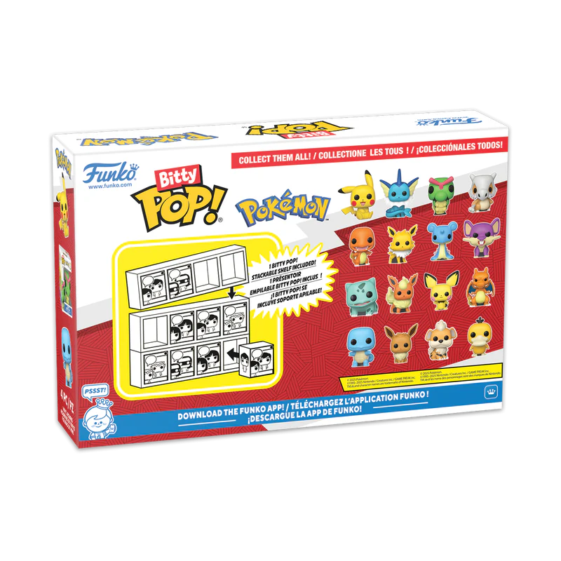 Funko Bitty Pop! Pokemon Squirtle Mini-Figure 4-Pack - Image 3