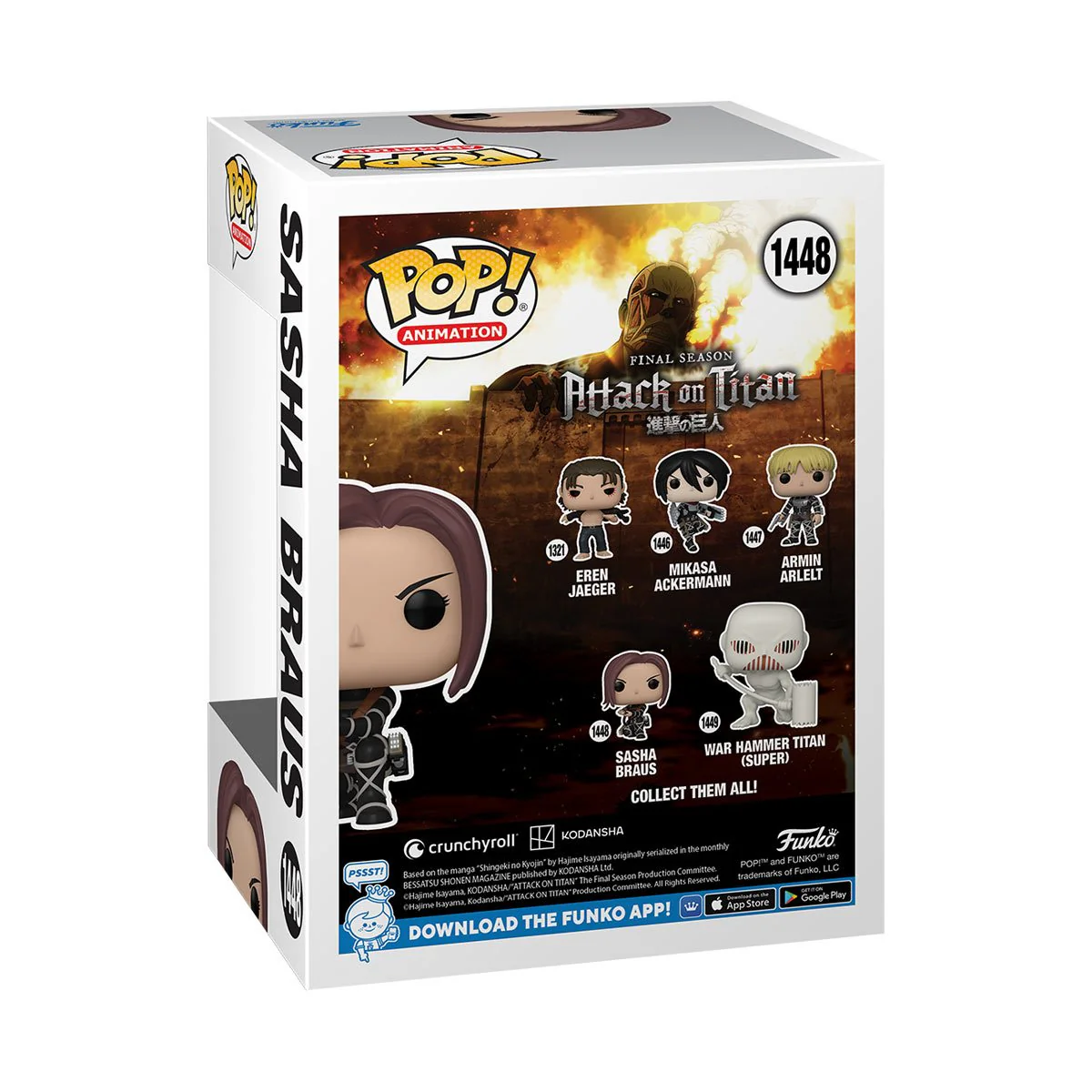 Funko Pop! Attack on Titan - Sasha Braus - Image 3