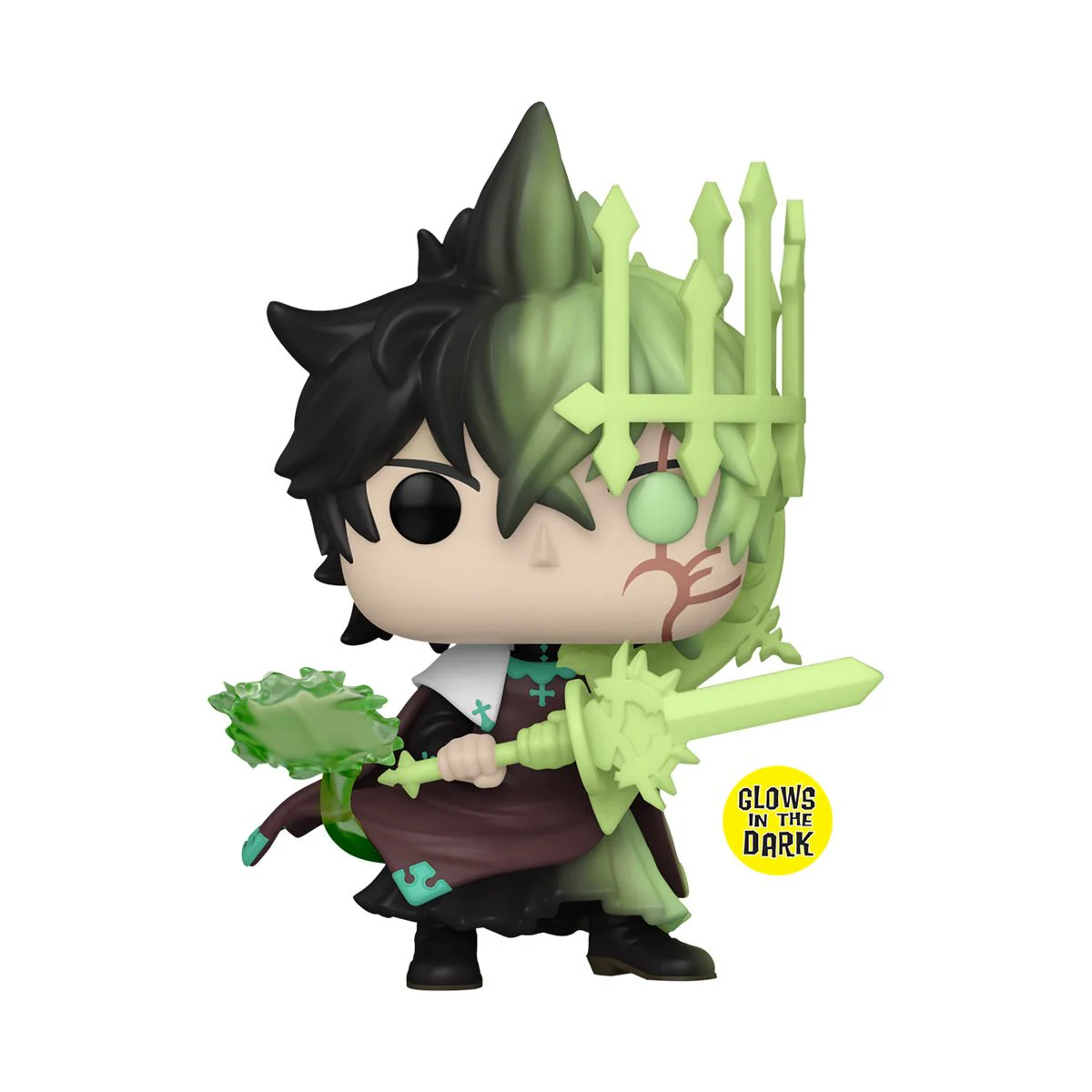 Funko Pop! Black Clover - Yuno Spirit of Zephyr Glow (Entertainment Earth) - Image 3