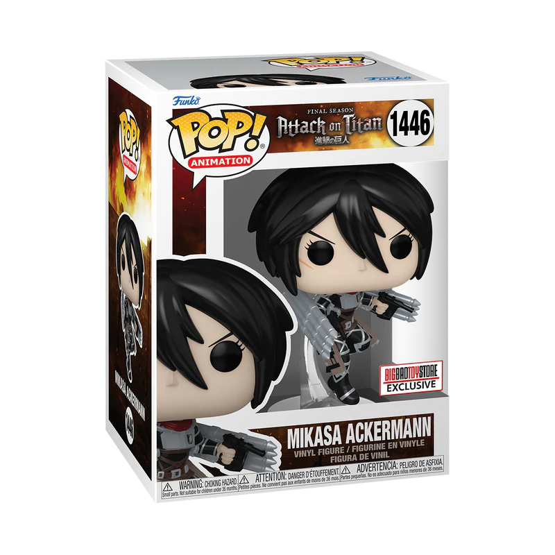 Funko Pop! Attack on Titan - Mikasa Ackermann Metallic (Big Bad Toy Store)
