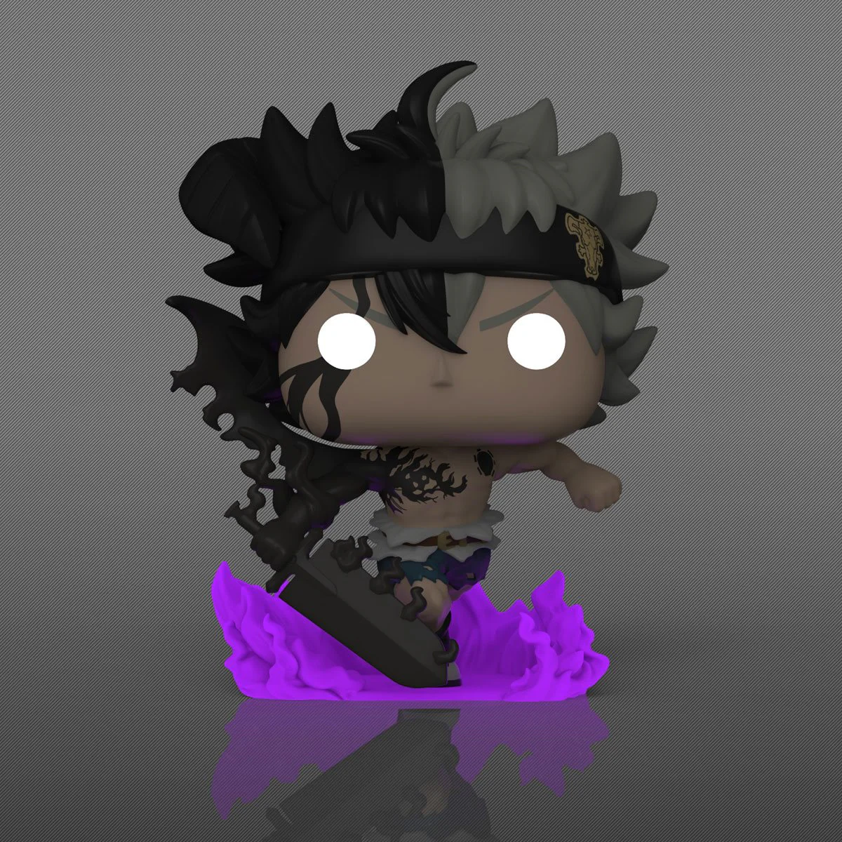 Funko Pop! Black Clover - Black Asta Glow (Entertainment Earth) - Image 2