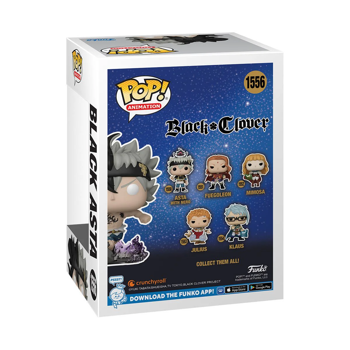 Funko Pop! Black Clover - Black Asta Glow (Entertainment Earth) - Image 4