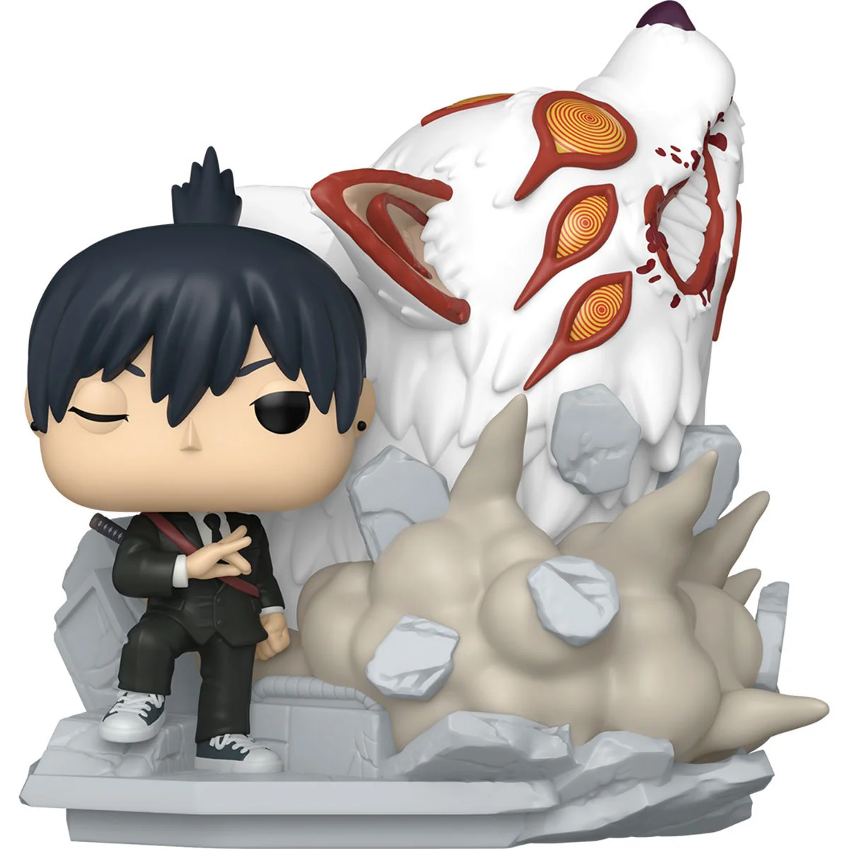 Funko Pop! Chainsaw Man - Aki Hayakawa with Fox Devil - Image 2
