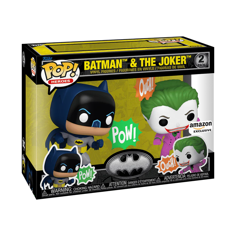 Funko Pop! DC - Batman & The Joker 2-Pack (Amazon)