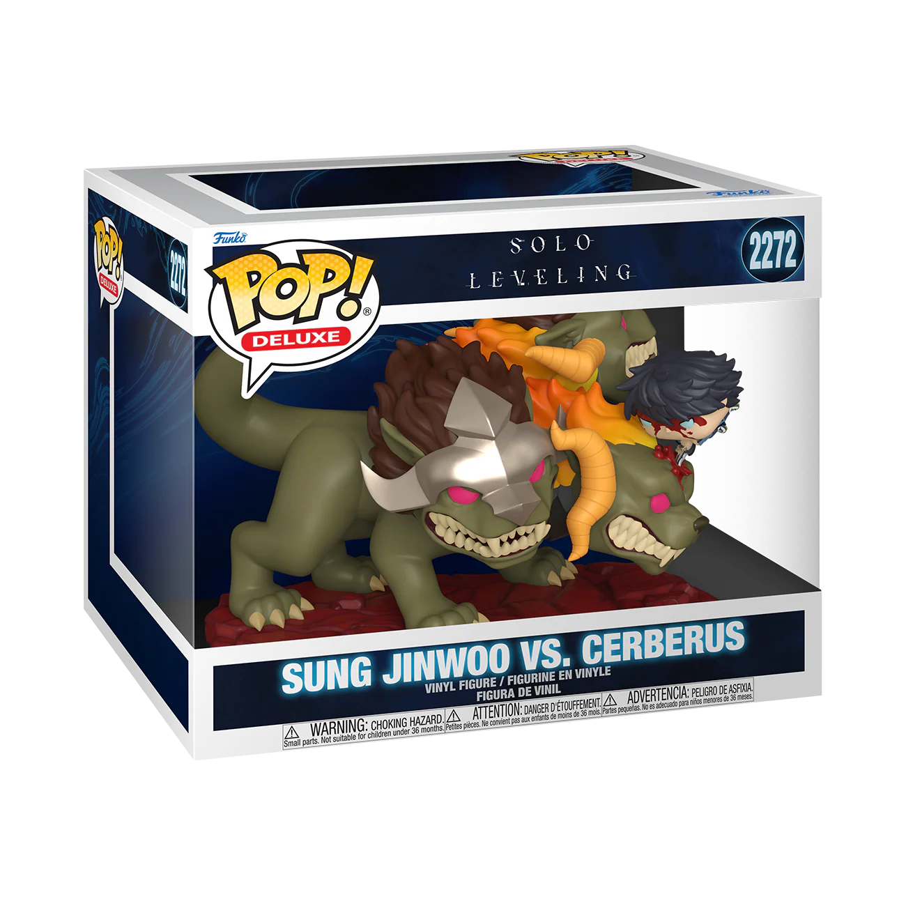 Funko Pop! Deluxe Solo Leveling - Jinwoo Vs Cerberus