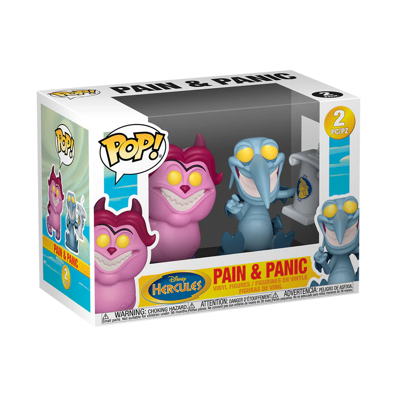 Funko Pop! Disney Hercules - Panic & Pain 2 Pack