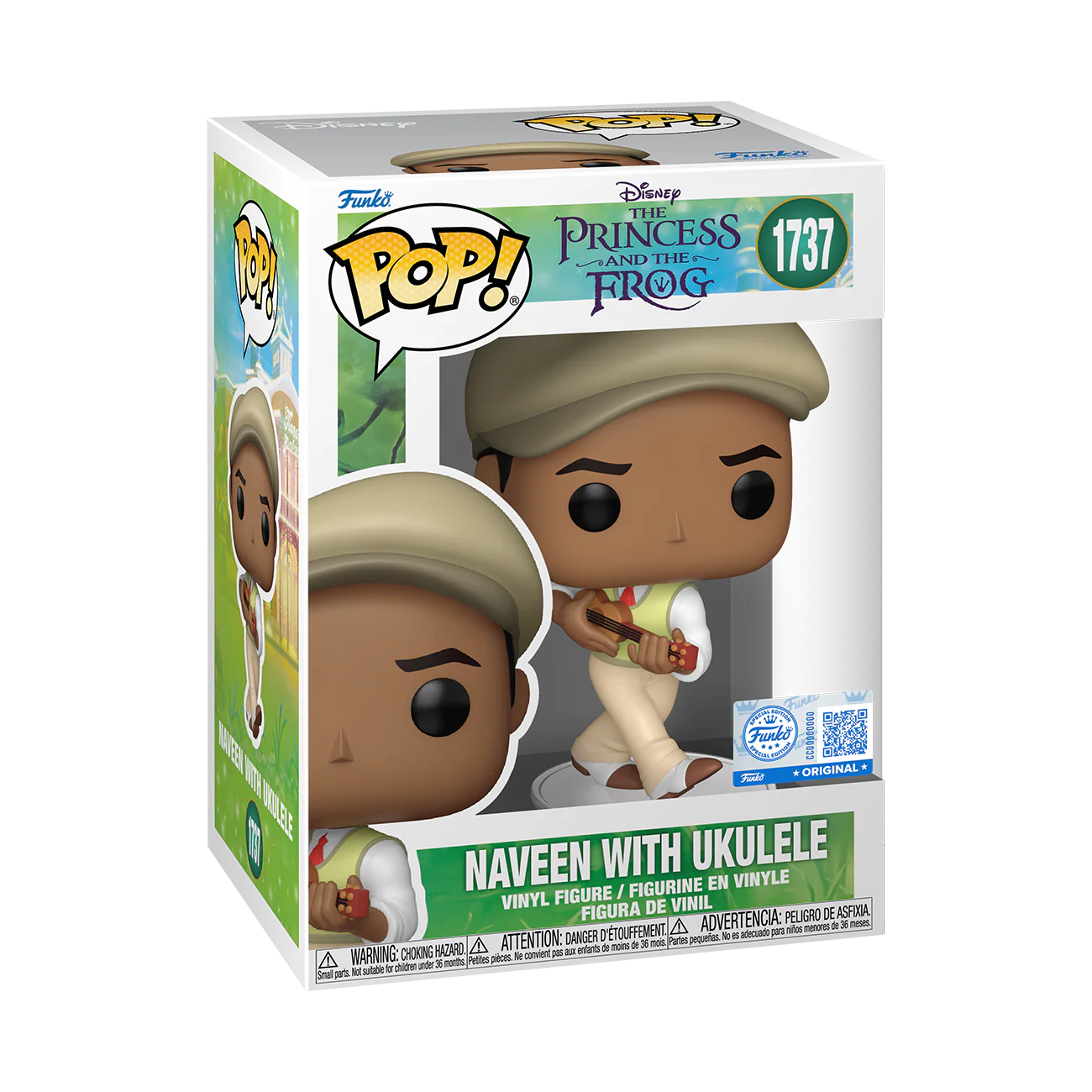 Funko Pop! Disney The Princess And The Frog - Naveen With Ukulele (Specialty Series)