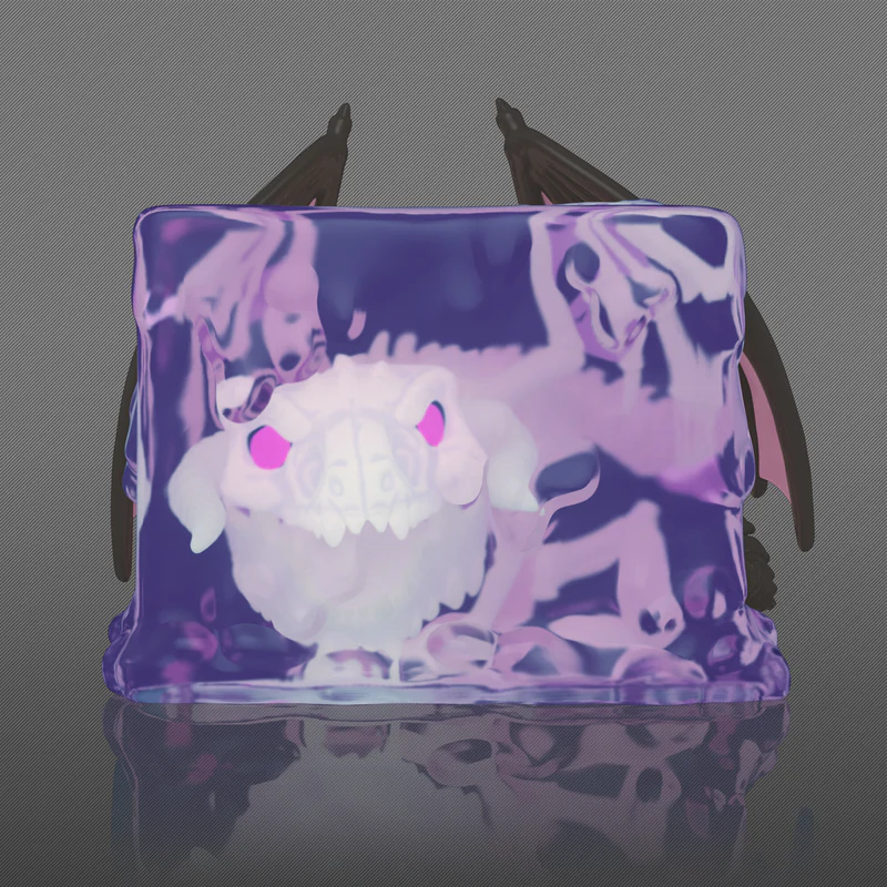 Funko Pop! Dungeons & Dragons - Gelatinous Cube w/ Dracolich Glow (Gamestop) - Image 3