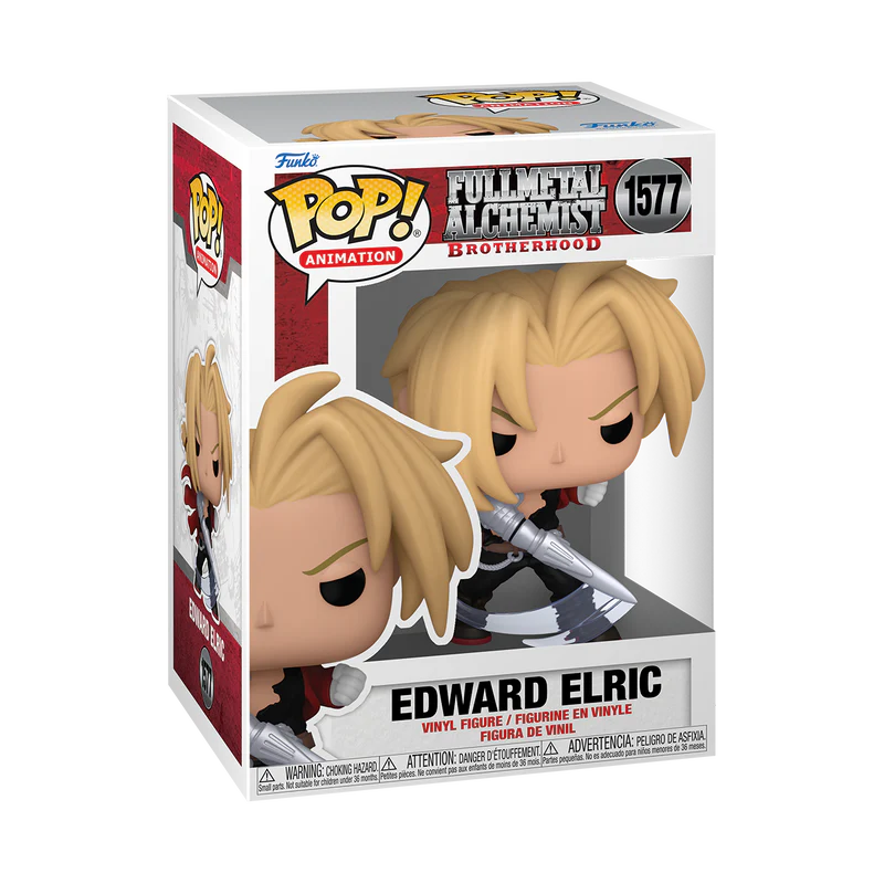 Funko Pop! Fullmetal Alchemist Brotherhood Edward Elric with Blade