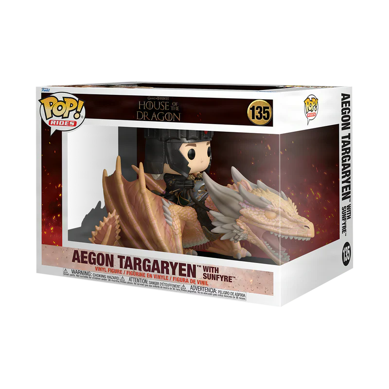 Funko Pop! House of the Dragon - Aegon Targaryen with Sunfyre