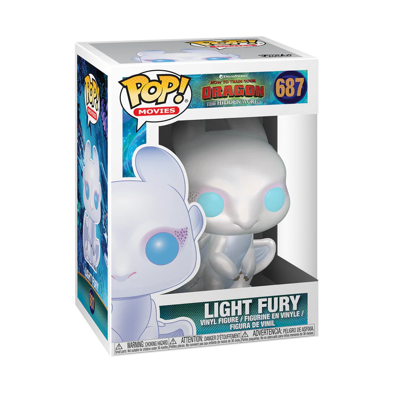 Funko Pop!  How to Train Your Dragon 3 - Light Fury