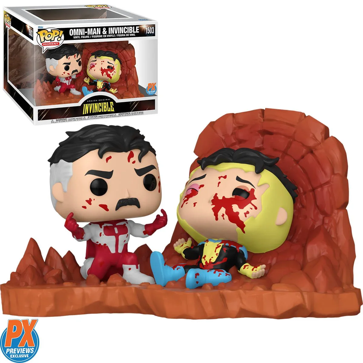 Funko Pop! Invincible - Omni-Man & Invincible (PX) Moment - Image 3