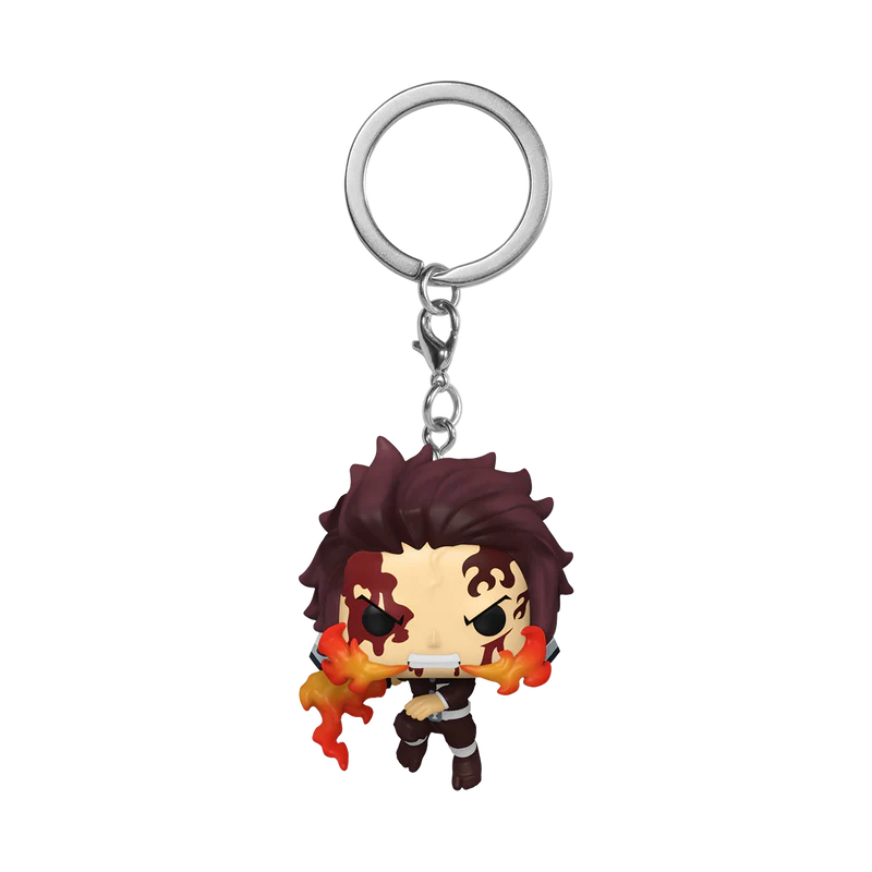 Funko Pop! Keychain: Demon Slayer - Tanjiro Kamado (Dancing Flash) - Image 2