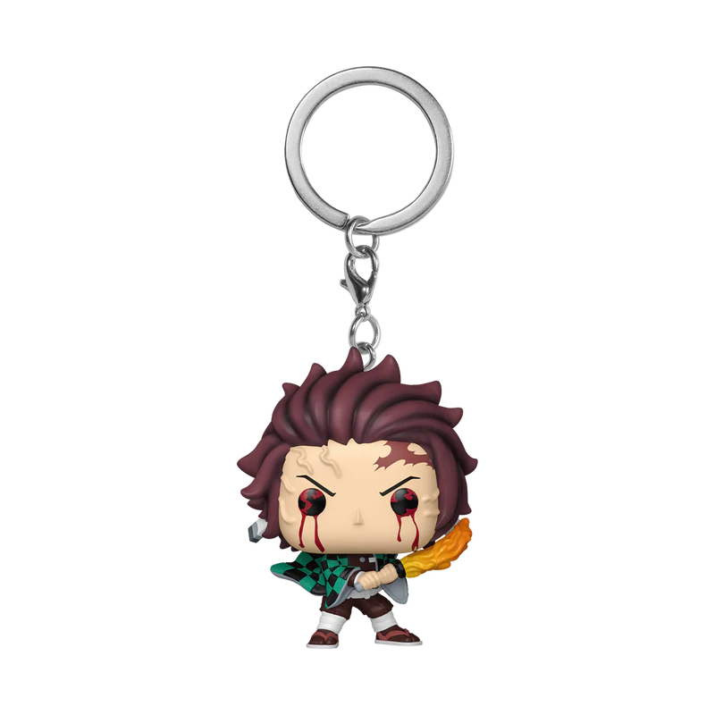 Funko Pop! Keychain: Demon Slayer - Tanjiro Kamado Sun Breathing - Image 2