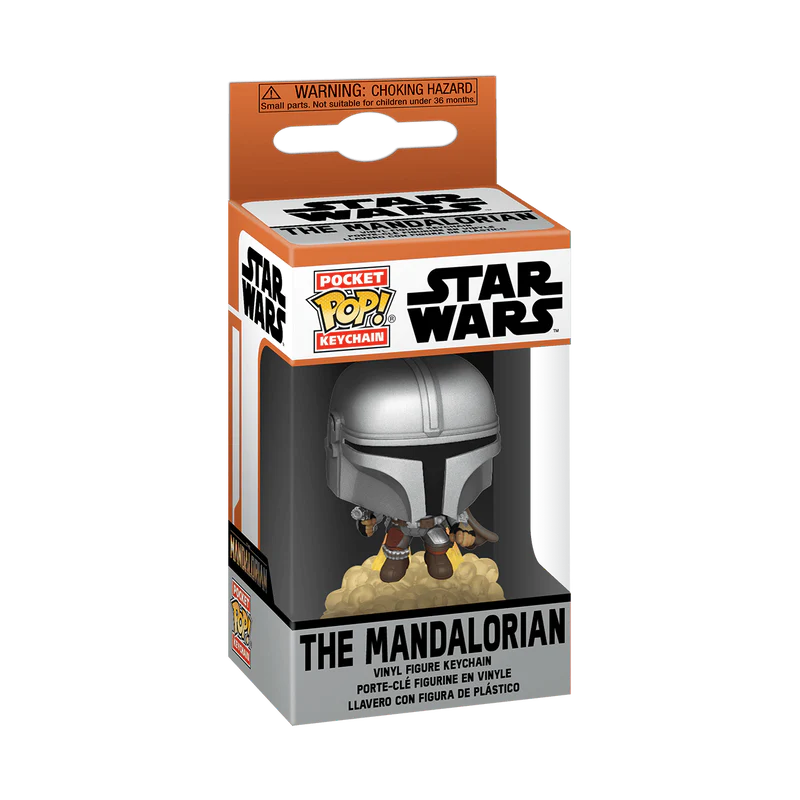 Funko Pop! Keychain Star Wars The Mandalorian with Blaster