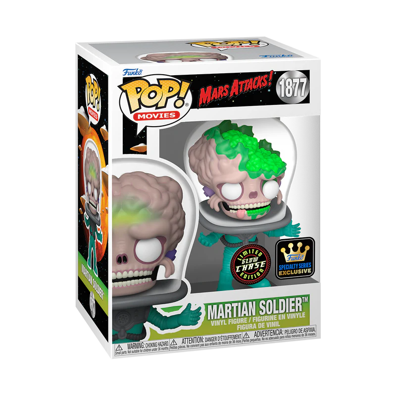 Funko Pop!  Mars Attacks - Martian Soldier Chase (Specialty Series)