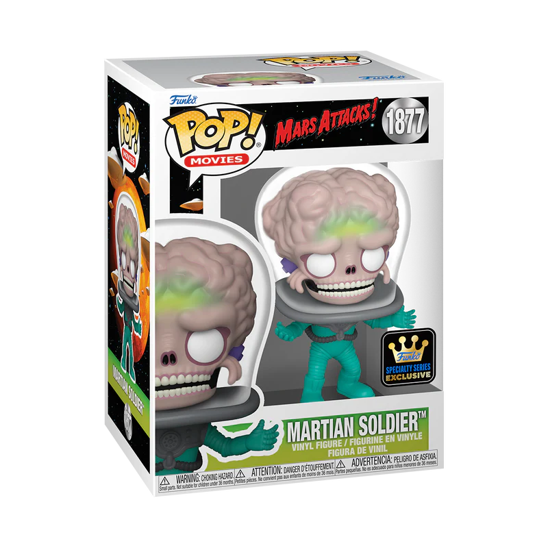 Funko Pop!  Mars Attacks - Martian Soldier (Specialty Series)