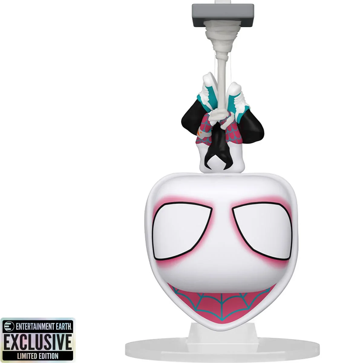 Funko Pop! Marvel - Across the Spider-Verse Spider-Gwen Upside Down (Entertainment Earth Exclusive) - Image 2