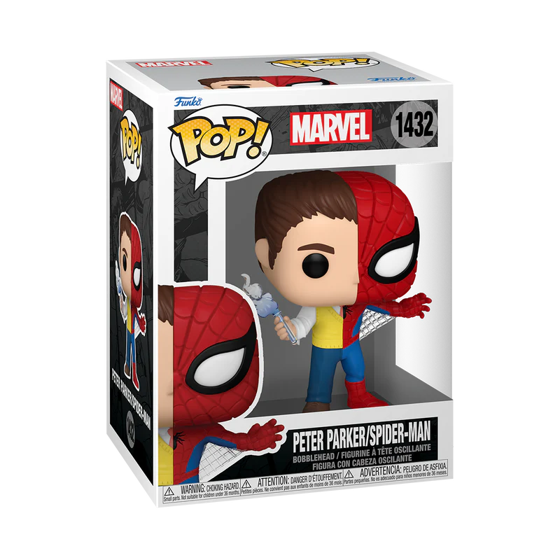 Funko Pop!  Marvel -  Peter Parker/Spider-Man Split