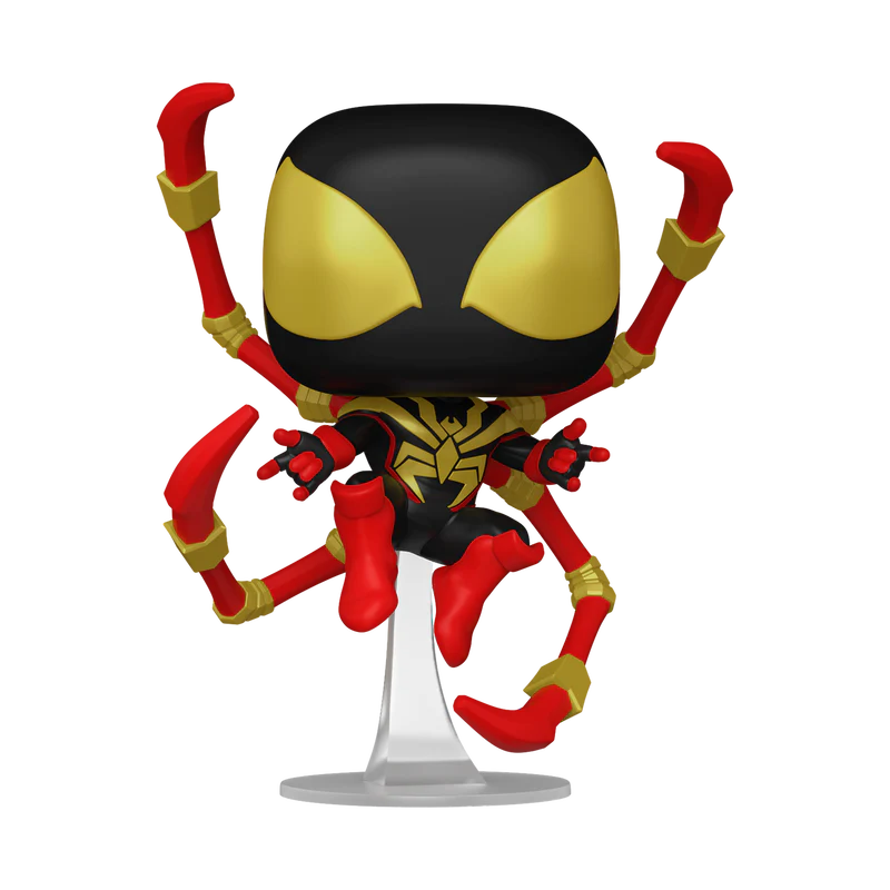 Funko Pop!  Marvel - Spider-Man Comics Miles Morales Iron Spider - Image 2