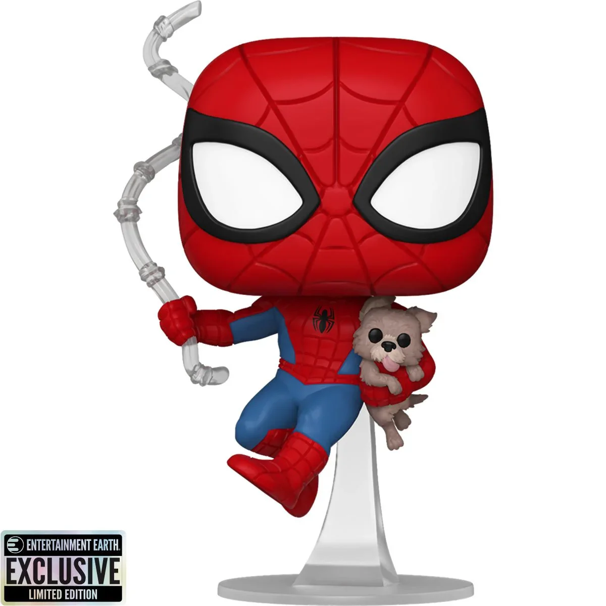 Funko Pop! Marvel - Spider-Man with Sandwich the Dog (Entertainment Earth) - Image 2