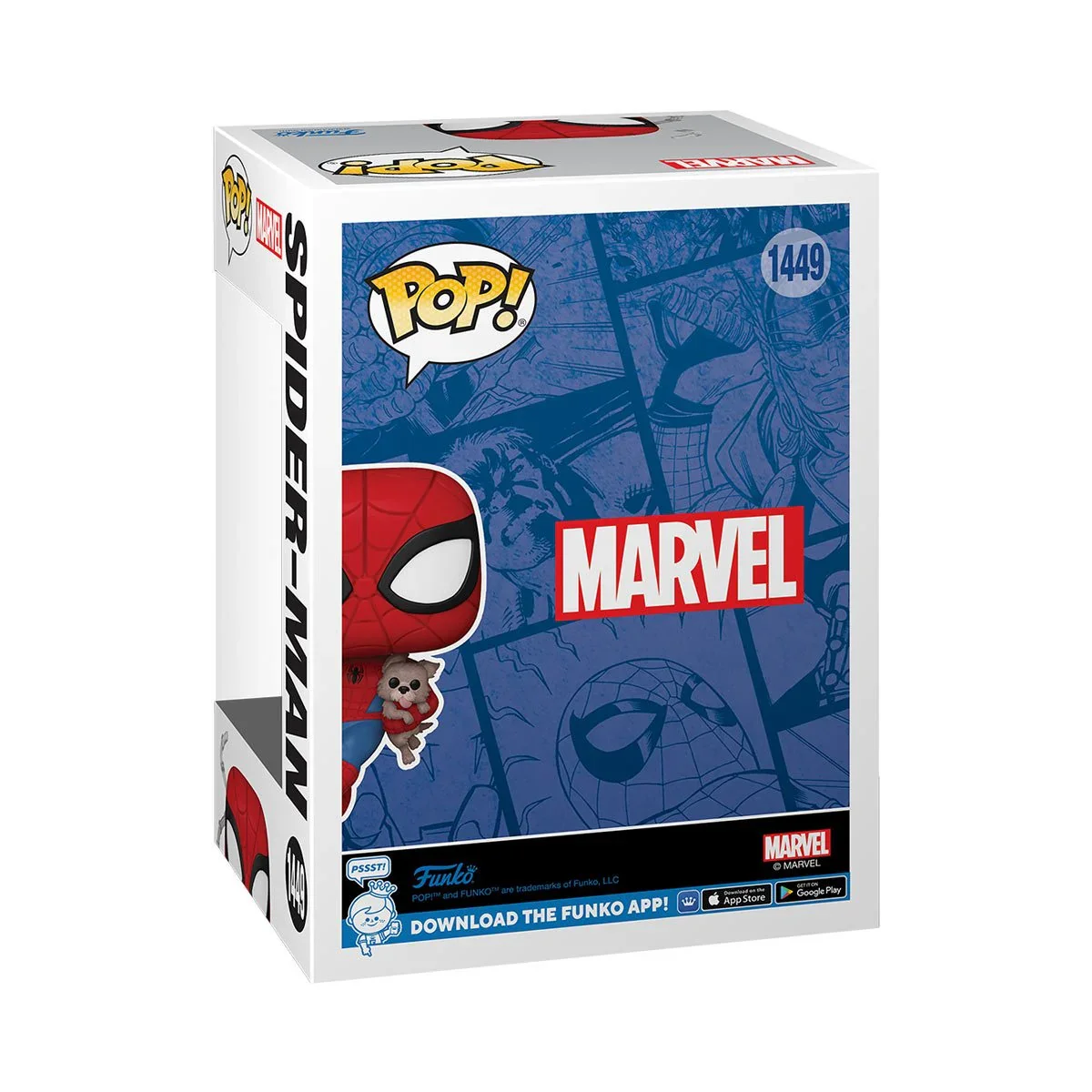 Funko Pop! Marvel - Spider-Man with Sandwich the Dog (Entertainment Earth) - Image 3
