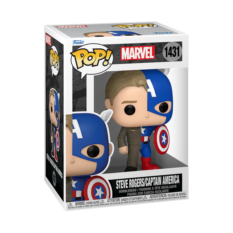 Funko Pop!  Marvel -  Steve Rogers/Captain America Split