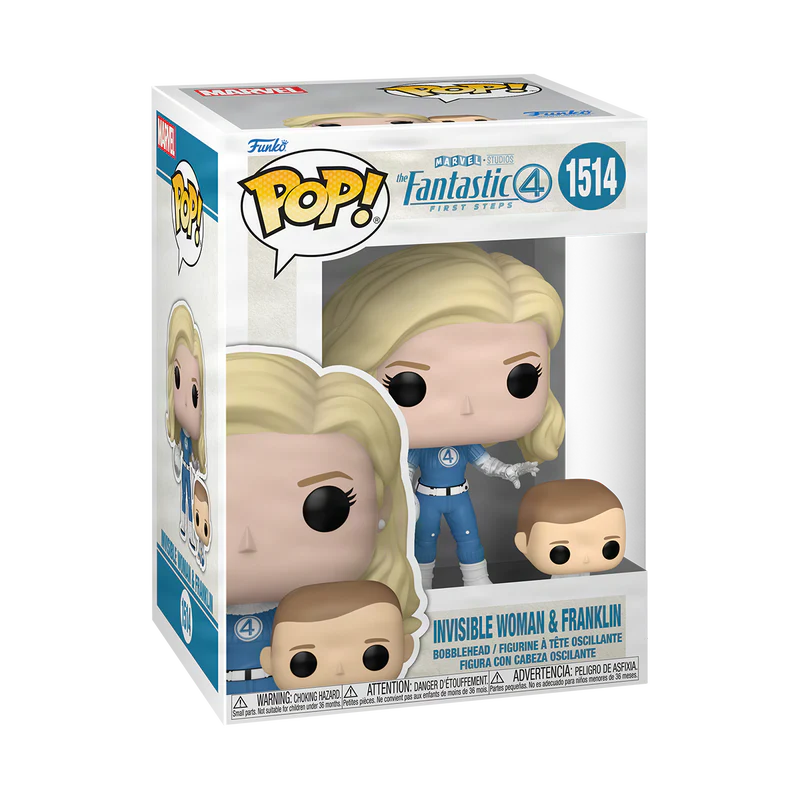 Funko Pop! Marvel - The Fantastic Four: First Steps - Invisible Woman & Franklin