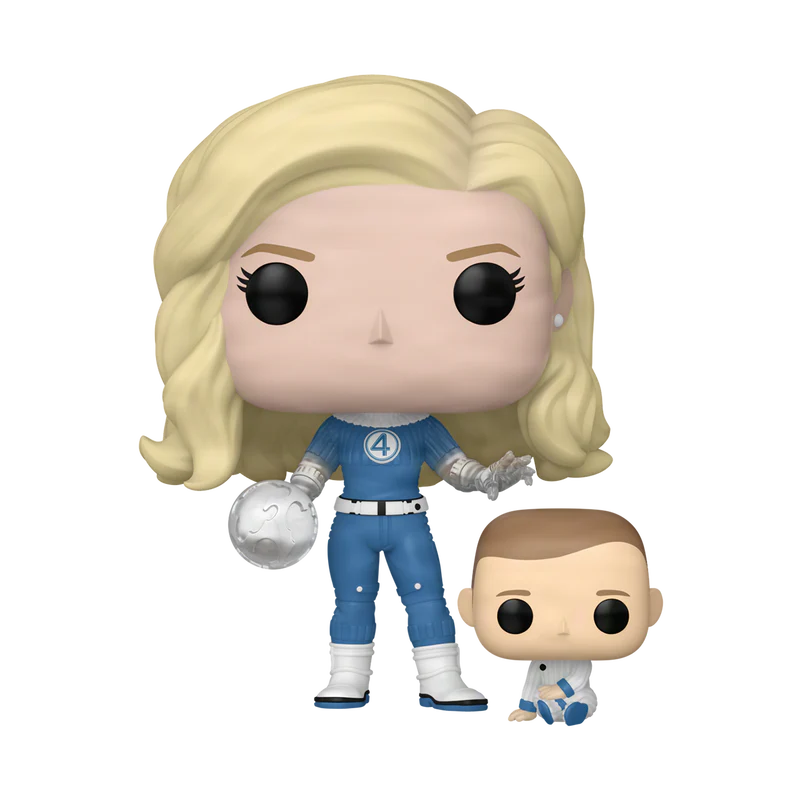 Funko Pop! Marvel - The Fantastic Four: First Steps - Invisible Woman & Franklin - Image 2