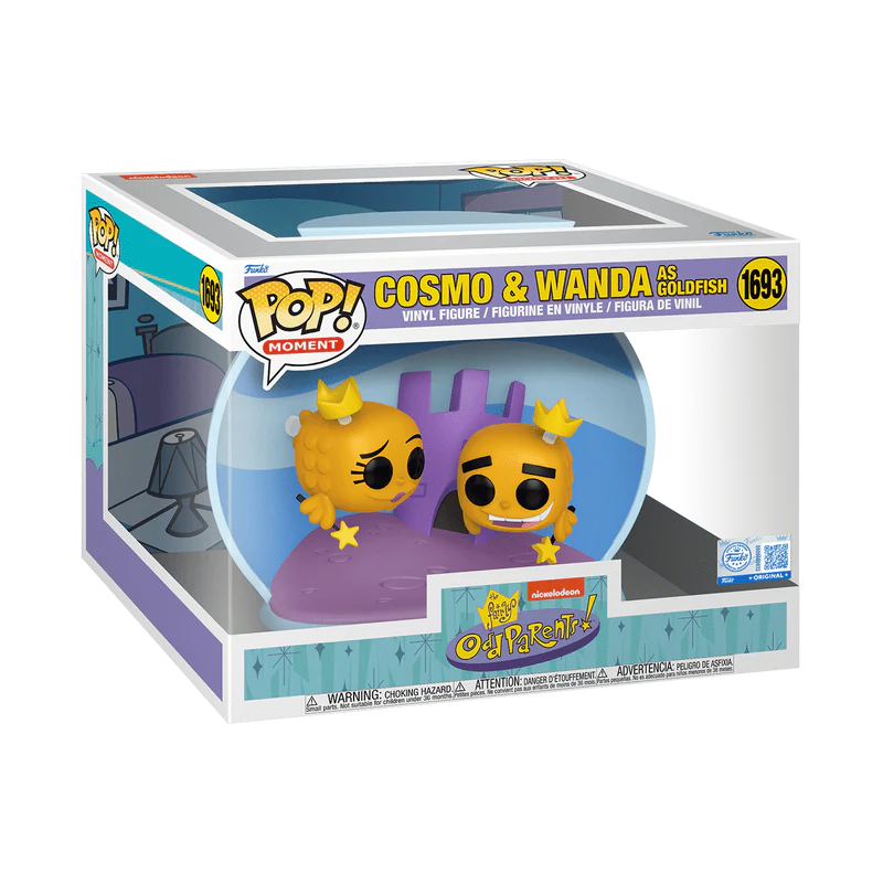 Funko Pop! Moment Fairly OddParents - Cosmo & Wanda as Goldfish (Special Edition)