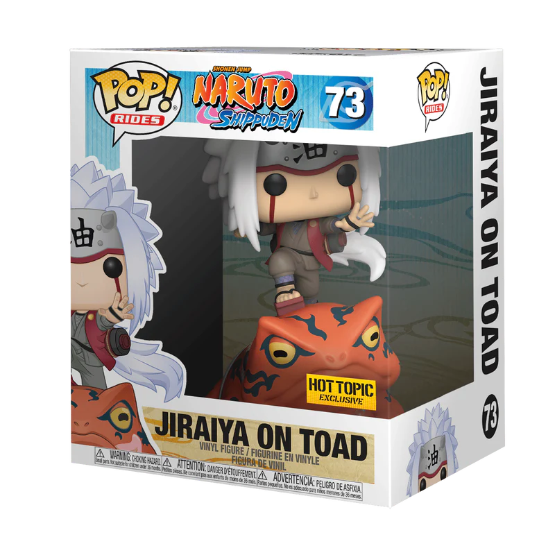 Funko Pop! Naruto Shippuden - Jiraiya on Toad (Hot Topic)