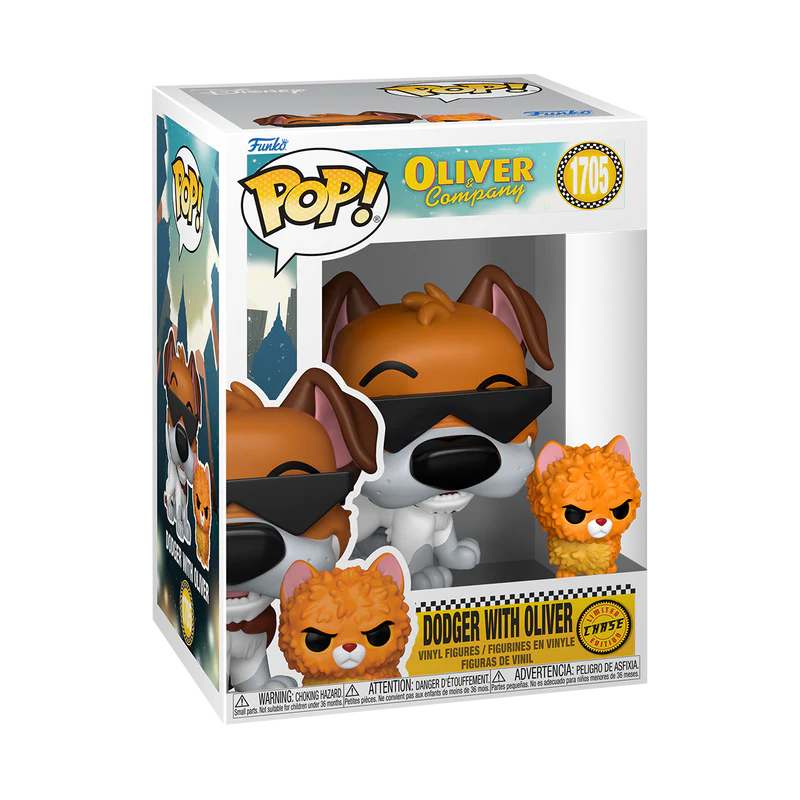 Funko Pop! Oliver & Company - Dodger With Oliver Chase