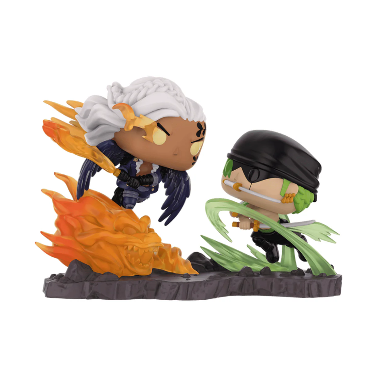 Funko Pop! Moment One Piece - Unmasked King vs Zoro - Image 2