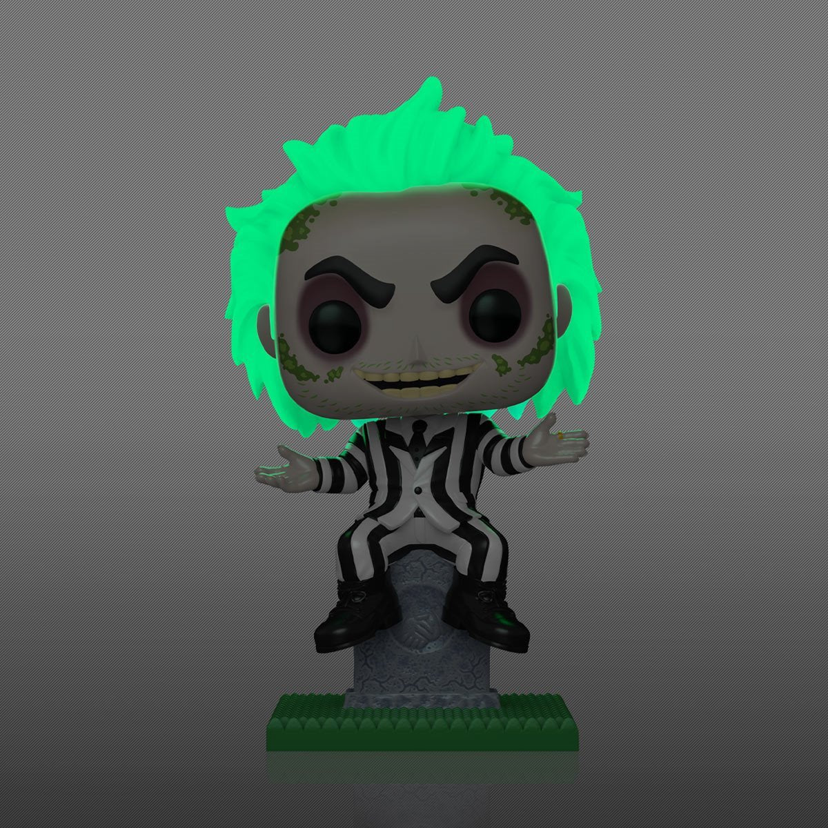 Funko Pop! PLUS Beetlejuice on Tombstone Glow (Entertainment Earth) - Image 2