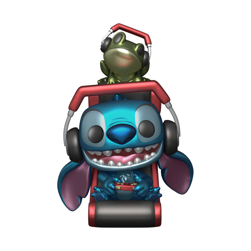 Funko Pop! PLUS Disney - Lilo & Stitch Gamer Stitch (Metallic) - Image 2