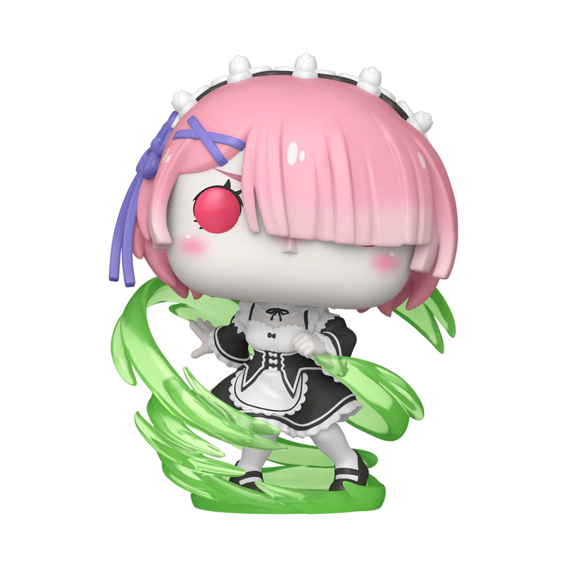 Funko Pop! PLUS - Re: ZERO - Starting Life in Another World - Ram Wind Magic Glow (Chalice Collectibles) - Image 2