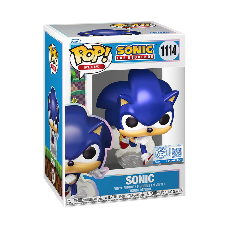 Funko Pop! PLUS Sonic the Hedgehog - Sonic Pearl Pearlescent (Specialty Series)