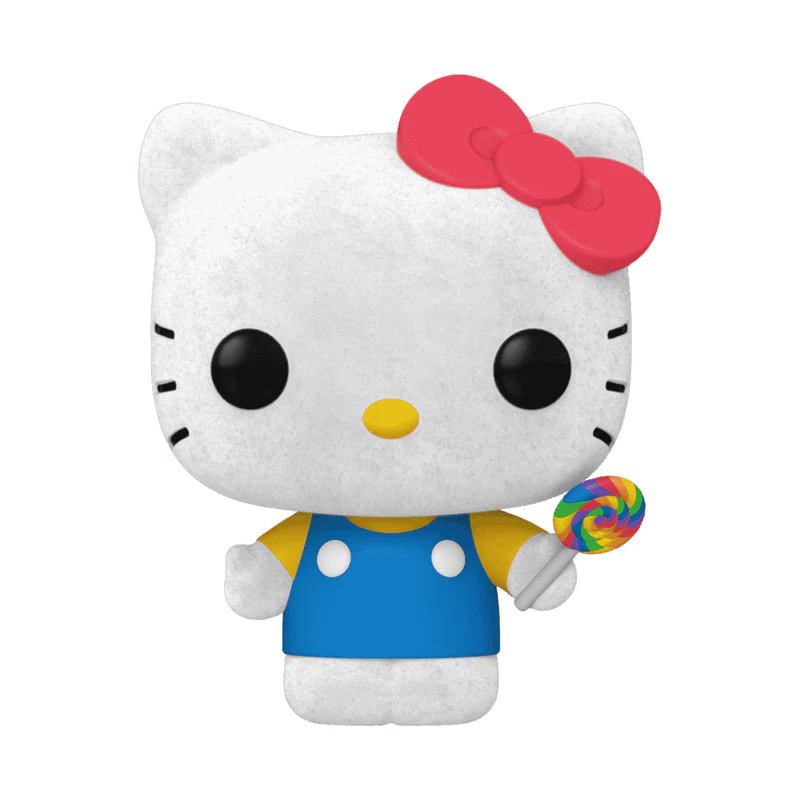 Funko Pop! Sanrio - Hello Kitty with Lollipop Flocked (It'Sugar Exclusive) - Image 2