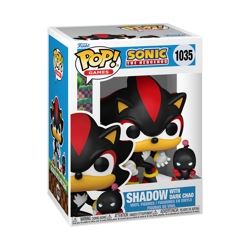 Funko Pop! Sonic The Hedgehog - Shadow With Dark Chao