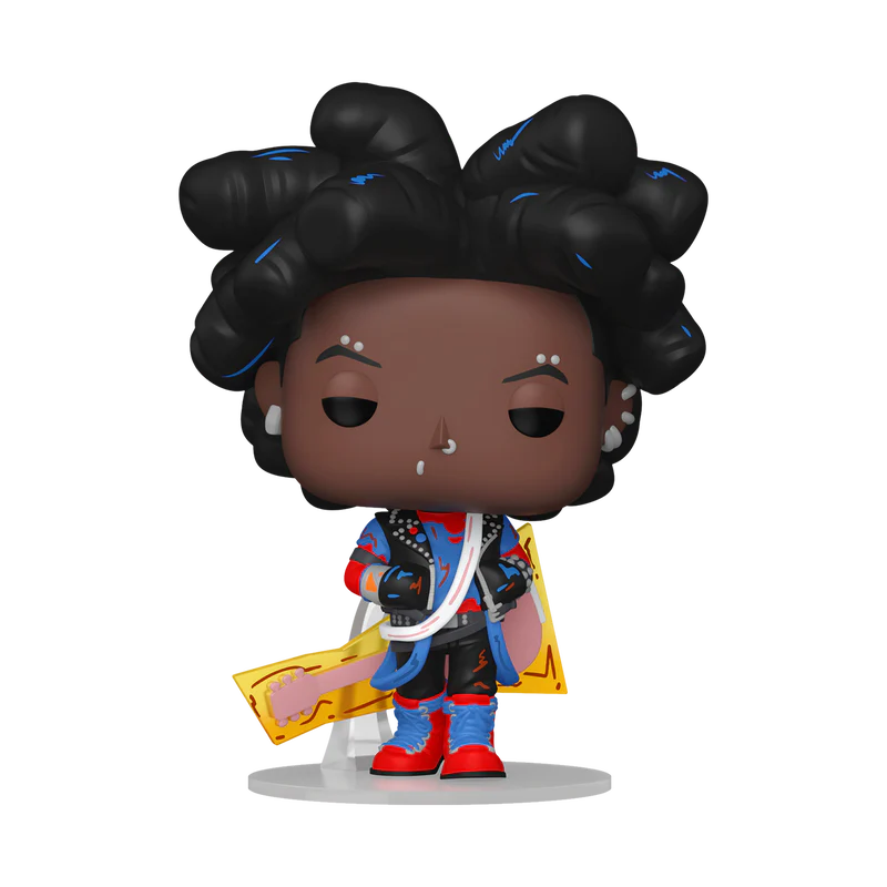Funko Pop! Spider-Man Across The Spider-Verse - Spider-Punk Unmasked - Image 2