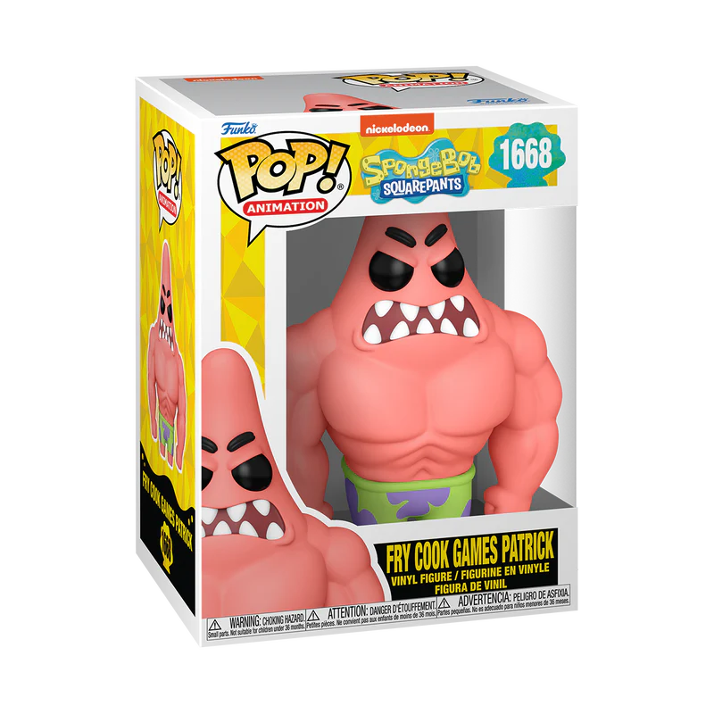 Funko Pop! SpongeBob SquarePants 25th Anniversary - Fry Cook Games Patrick