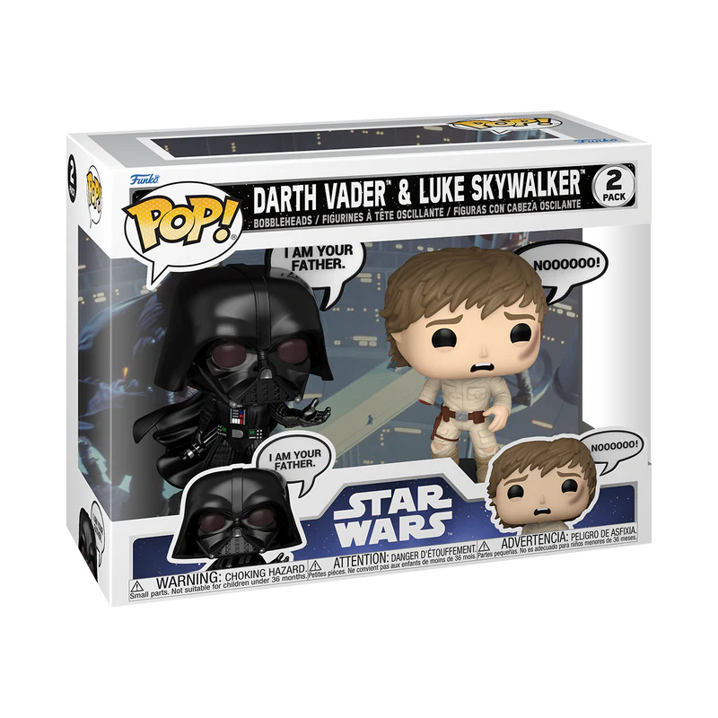 Funko Pop! Star War - Darth Vader & Luke Skywalker 2 Pack