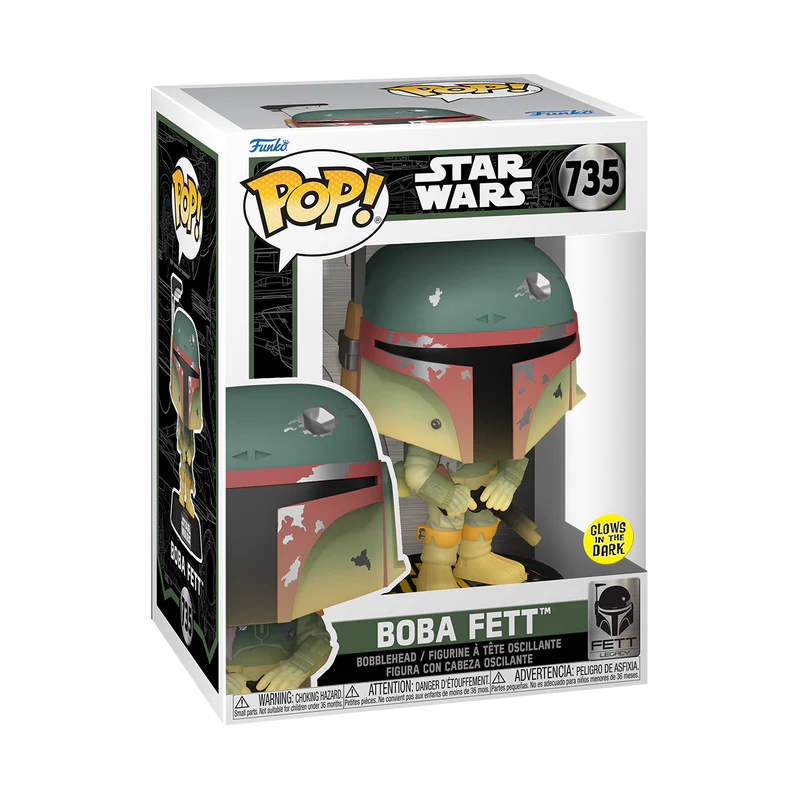 Funko Pop! Star Wars - Fett Legacy Boba Fett Glow